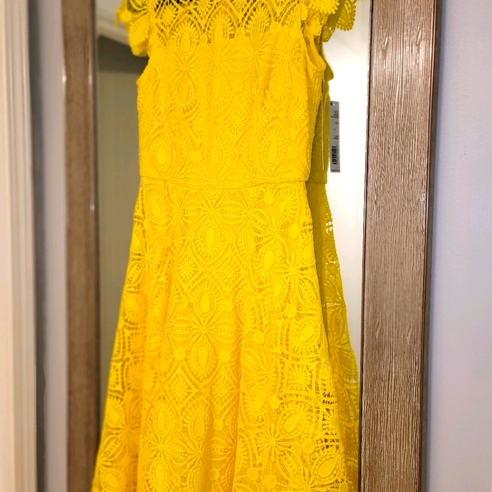 Yellow beautiful dress
